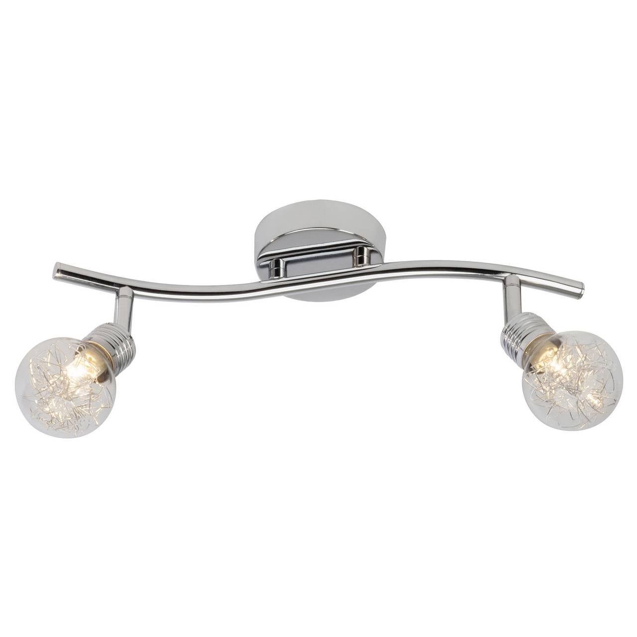 BRILLIANT lampa narzędzie Spotrondell 2flg. czarna stal | 2x PAR51, GU10, 35W, nadaje się do lamp reflektorowych nie dołączonych | Obrotowe głowice |