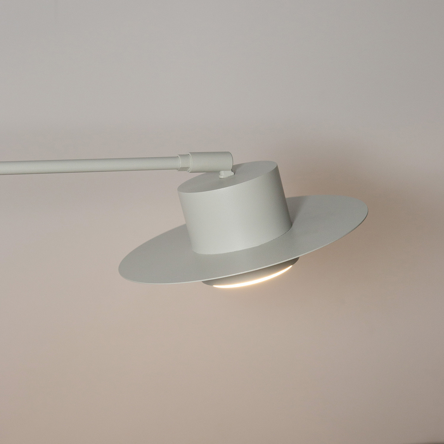 Kinkiet ścienny Charlie jasny szaro-beżowy 1xGX53x12W do sypialni wym: 40 x 20 x 80 cm metal IP20 SIGMA - 2