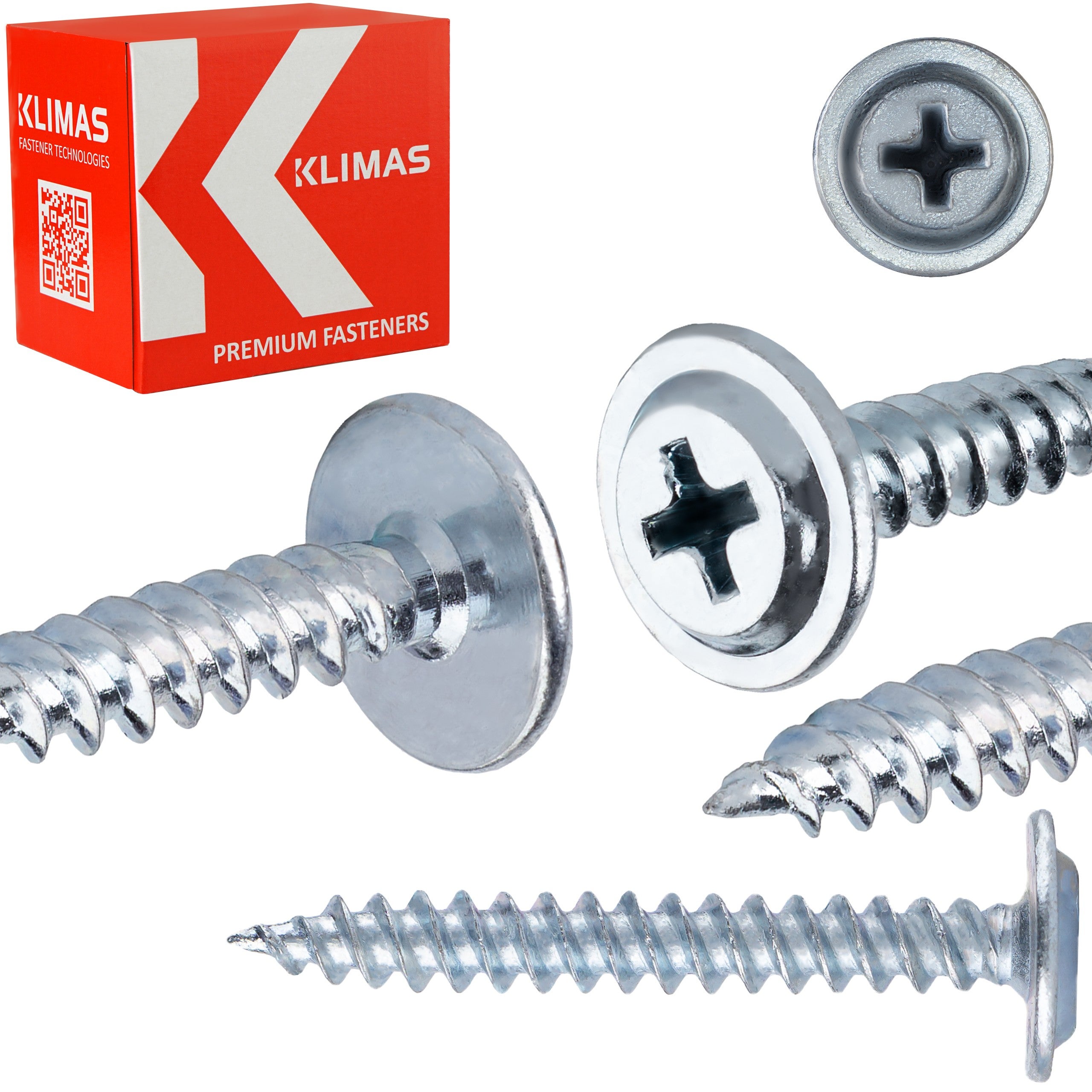 Wkręty samogwintujące podkładkowe do stali Klimas WPC 4,2x32 mm 500szt