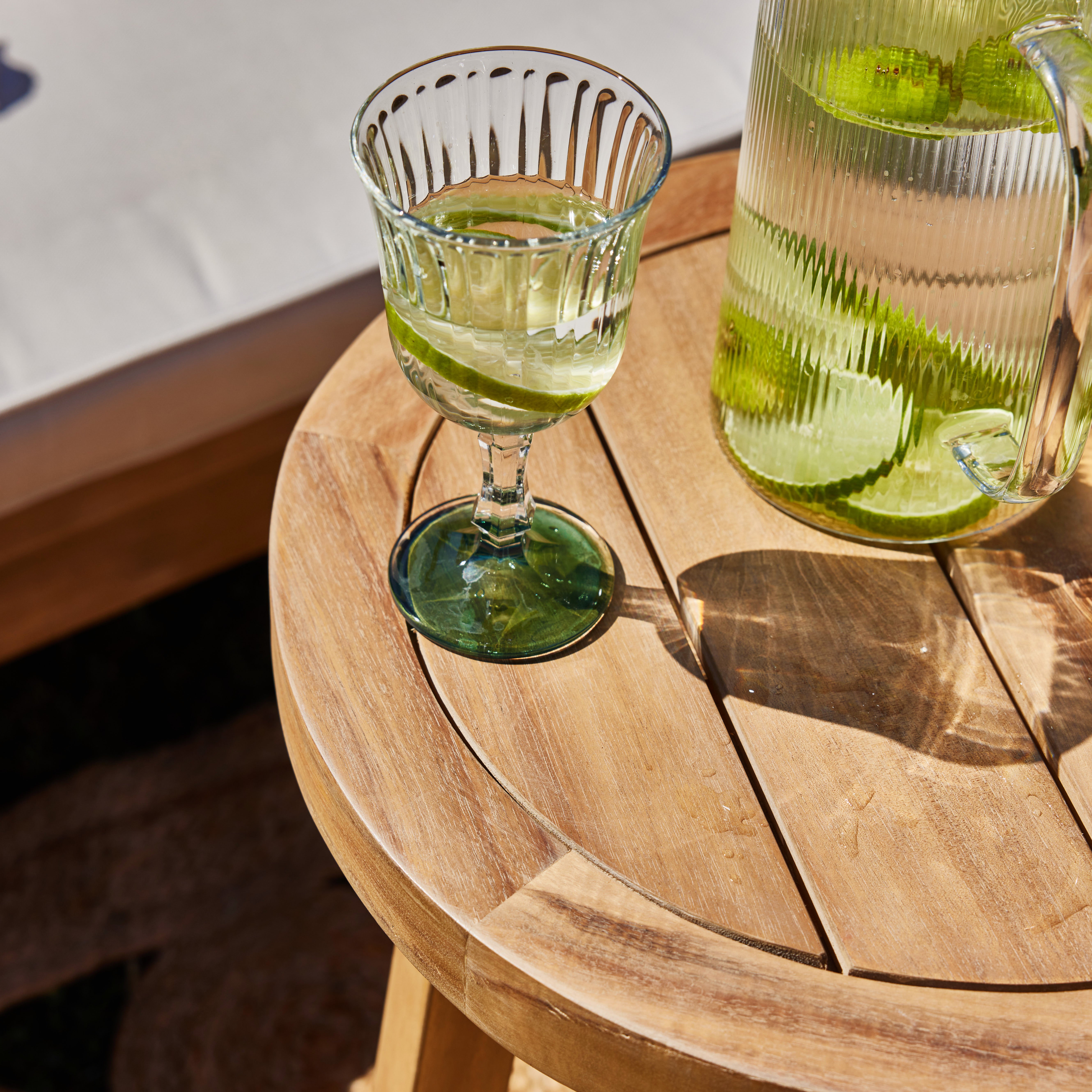 Pack de 2 chaises longues avec coussin et roulettes - Siena - 9