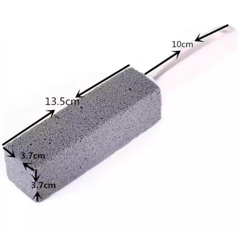 PHMING 4 Pietre Pomici Per WC Con Manico, Spazzole Ecologiche Per Pulizia Anti-calcare, Ideali Per Bagno, Cucina E Piastrelle, Set Da 4, Con Foro Appendino