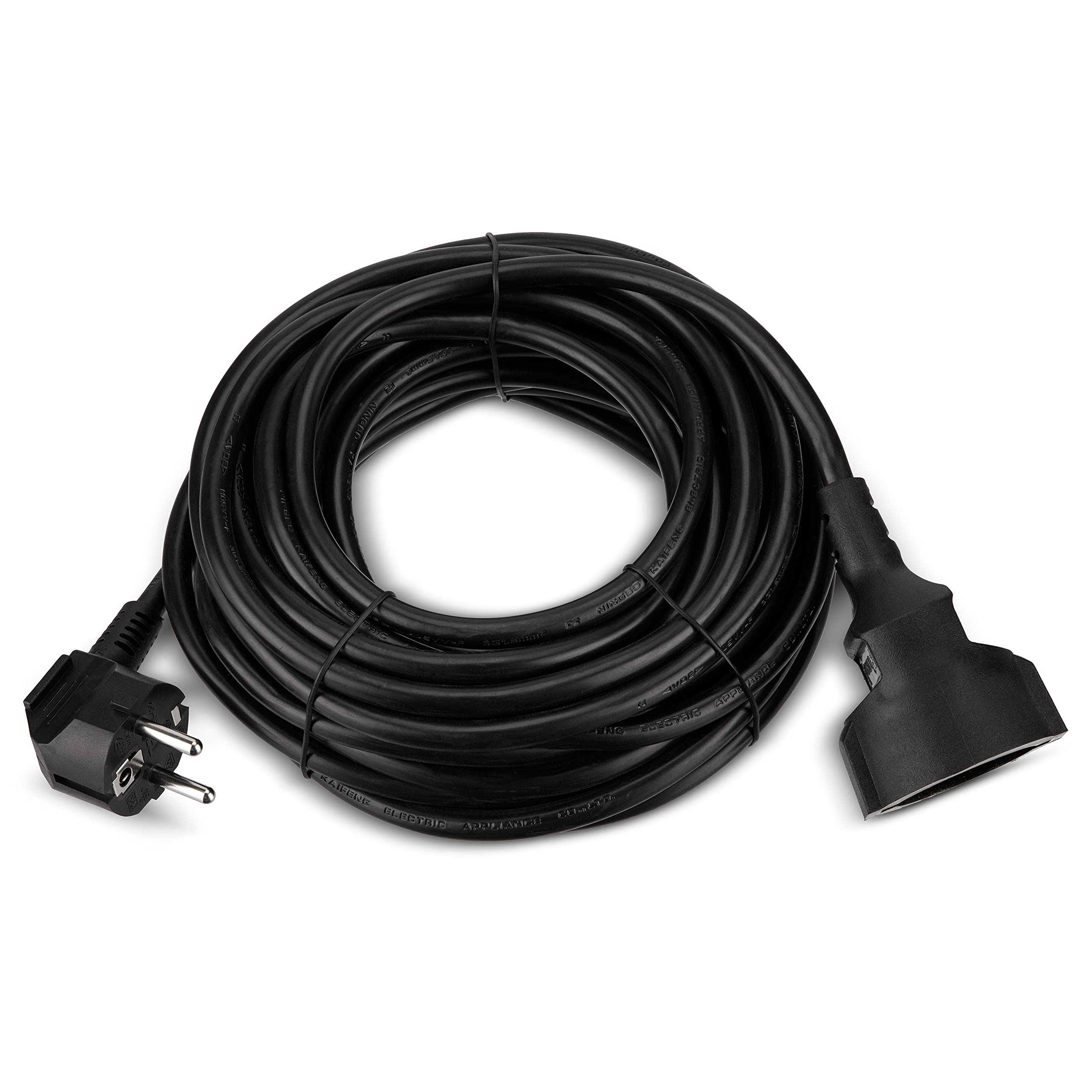 Cable H05VV-F 3G 1,5 10 m noir - 3