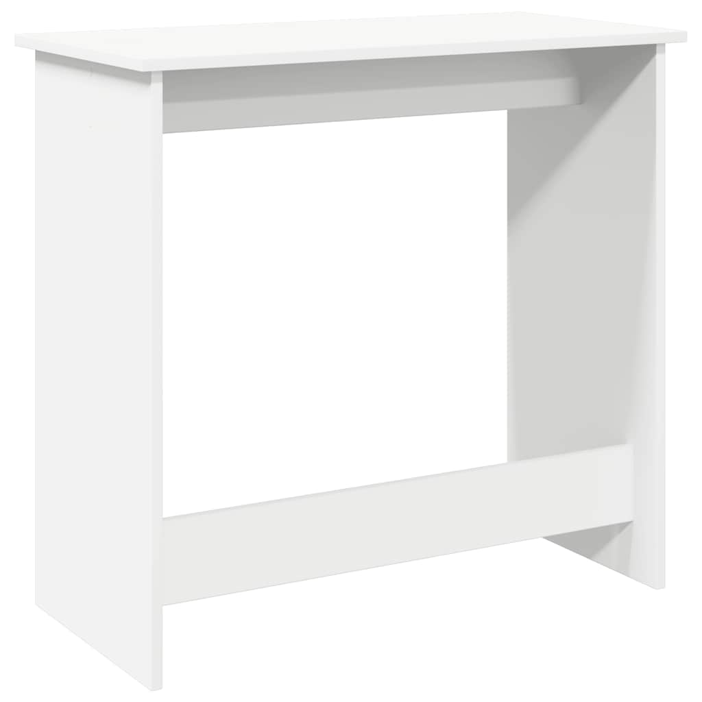 Bureau Blanc 80x40x75 cm Bois d'ingénierie - COMFORTXL - 6