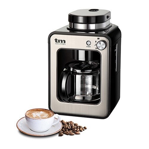 Tm Electron Mini Cafetera De Goteo Molinillo Plata - Imagen 3