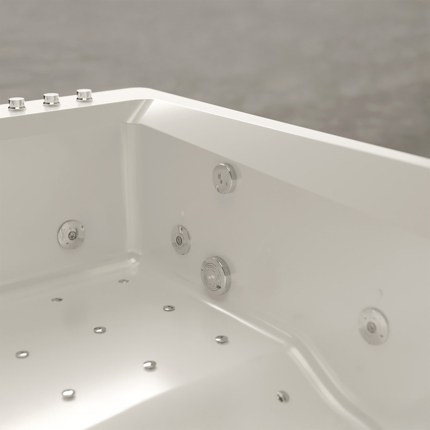 Baignoire Balnéo 2 Personnes Tonsay Duo Jets 180 X120 X68 Cm, By Spalina - 8