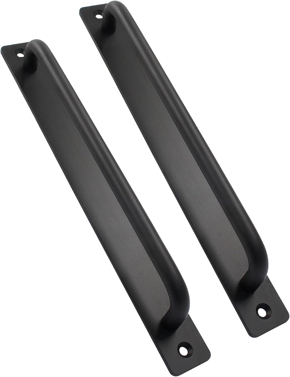 Uchwyt do drzwi szafkowych ze stopu aluminium, rozstaw otworów 192 mm, 2 sztuki, czarny