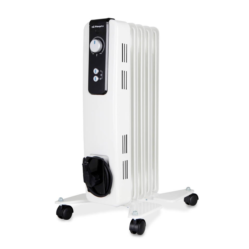 Grzejnik olejowy Orbegozo RH 1000 Moc 1000 W i regulowany termostat