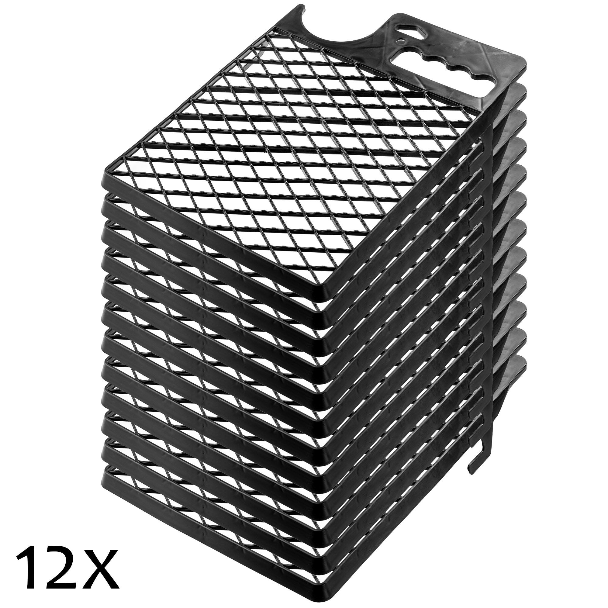 KRATKA MALARSKA MAŁA 230x305mm DO WAŁKA CZARNA Z UCHWYTEM NA WIADRO 12szt