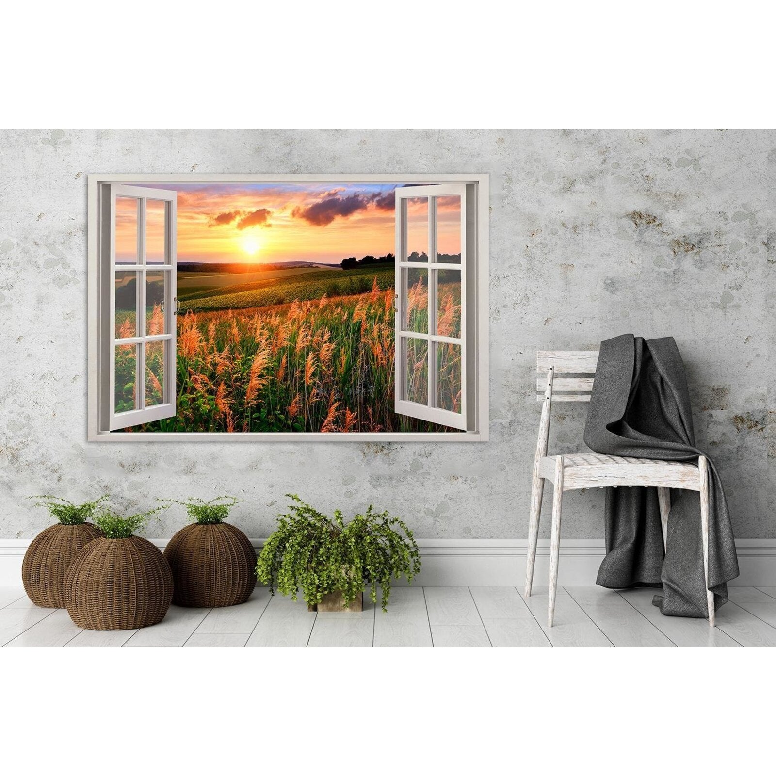 Tableau fenêtre, golf - 60 x 40 cm - 2