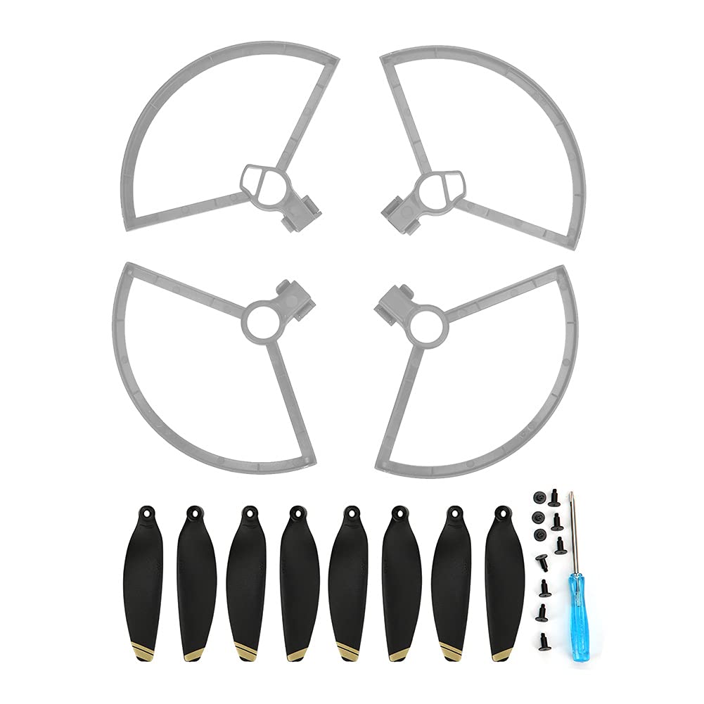 WANGCL Protectores De Hélice Para DJI Mavic Mini SE Y Mini 2 – 4 Unidades En Plástico ABS, Fáciles De Instalar Y Protegen El Dron En Interiores