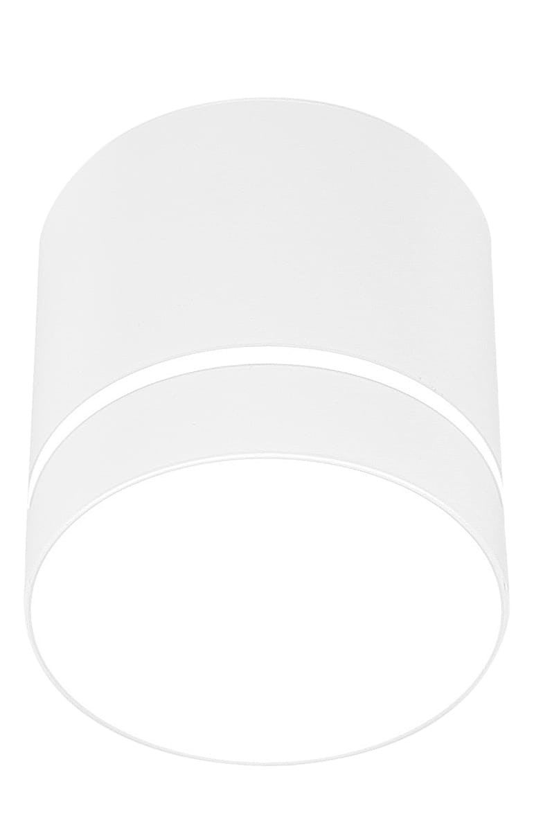 Reflektor sufitowy spot natynkowy Tuba okrągły biały 1xGU10x15W wym: 7,9 x 7,9 cm aluminium Candellux