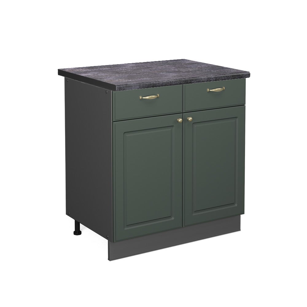 Vicco Szafka dolna do kuchni Fame-Line, Green Gold Country, 80 cm , BP Antracyt