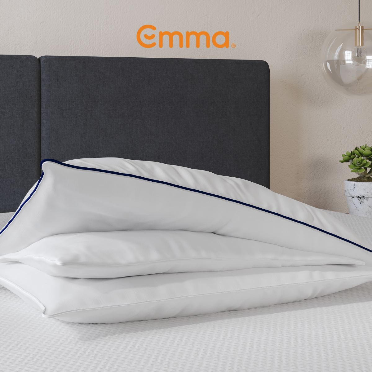 EMMA | Oreiller Emma Original Confort Thermorégulant 60x60 cm | Thermorégulant | Hauteur Adaptable | Hypoallergénique - 5