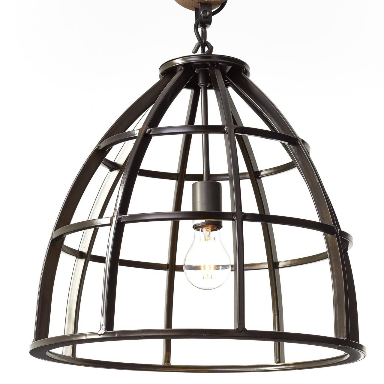 Lampa BRILLIANT, zawieszenie Crosstown 16cm jasne drewno / czarny, bambus / metal, 1x A60, E27, 40W, standardowe żarówki (brak w zestawie), A ++ - 4