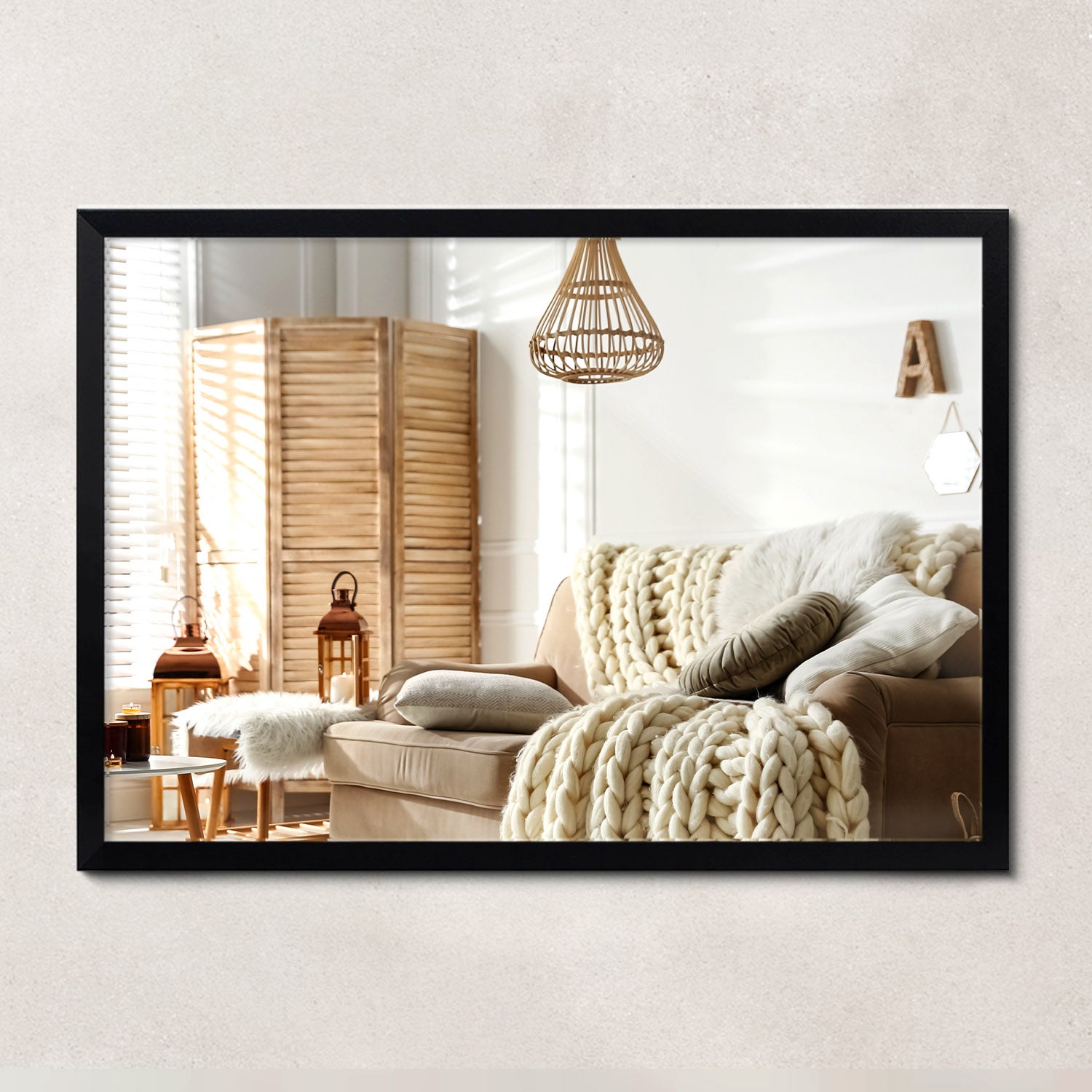 Specchio Da Parete Ovale Con Mensola E Ganci - 50,8 Cm, Cornice In Legno Nero, Per Bagno, Ingresso E Camera Da Letto