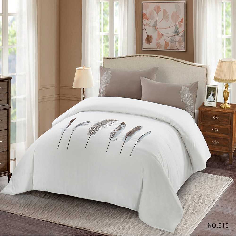 COTTON ARTean Funda Nordica Bordada SALER Cierre con Cremallera