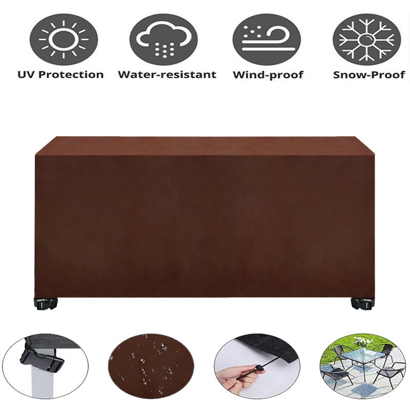 Gdfnmogo Housse Pour Meubles De Jardin Avec Cordon De Serrage