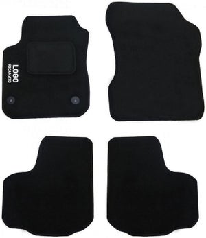 Tappetini Auto Opel Movano 2010-2022: Moquette Nera, Bordo Nero, Cucitura Bianca, Sagoma Perfetta E Antiscivolo