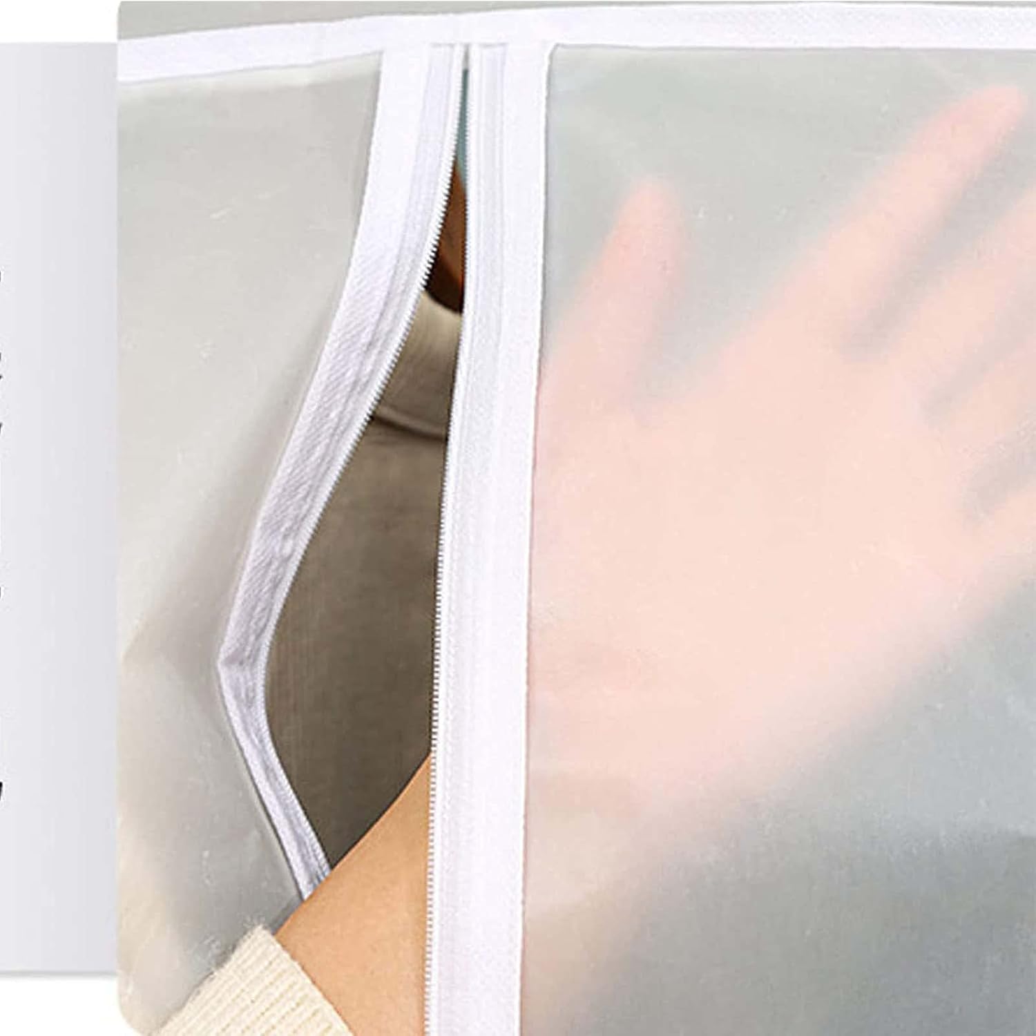 Copriabiti antipolvere di alta qualità, ideale per armadi e appendiabiti, 120 x 120 cm. - 4