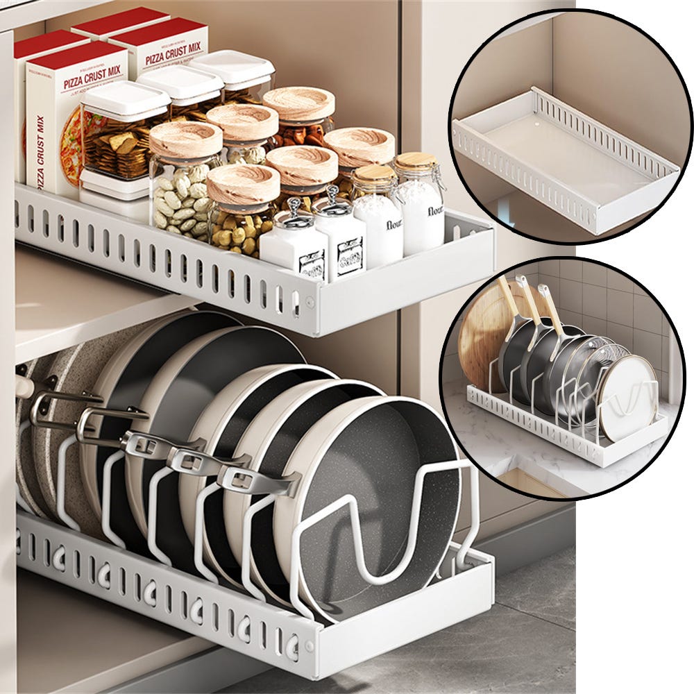 Brightmaison BGT Stal Organizzatore Per Pentole E Padelle Per Mobiletto Portacoperchi E Piatti Unit Di Organizzazione Della Cucina Regolabile In~p104551149 Brightmaison BGT Stal Organizzatore Per Pentole E Padelle Per Mobiletto Portacoperchi E Piatti Unit Di Organizzazione Della Cucina Regolabile In~p104551149