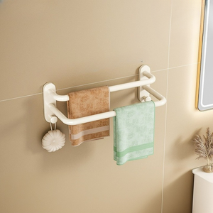 Lot De 2 Porte-Serviettes Magnétiques En Cuir - Sans Coudre, Aimants Puissants, 18 Cm (Marron) Pour Cuisine/Salle De Bain
