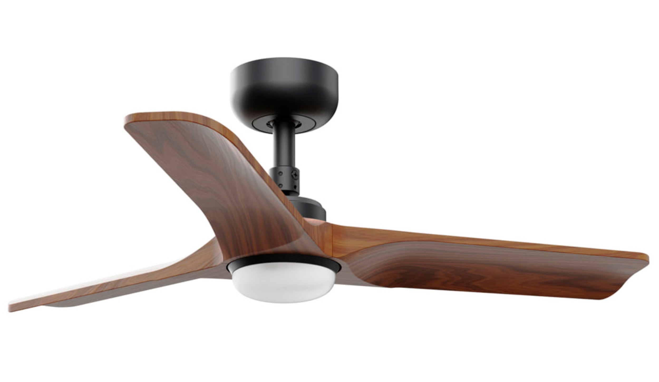 Ventilateur De Plafond Faro Barcelona Heywood 132cm Noir – Éco Avec Télécommande