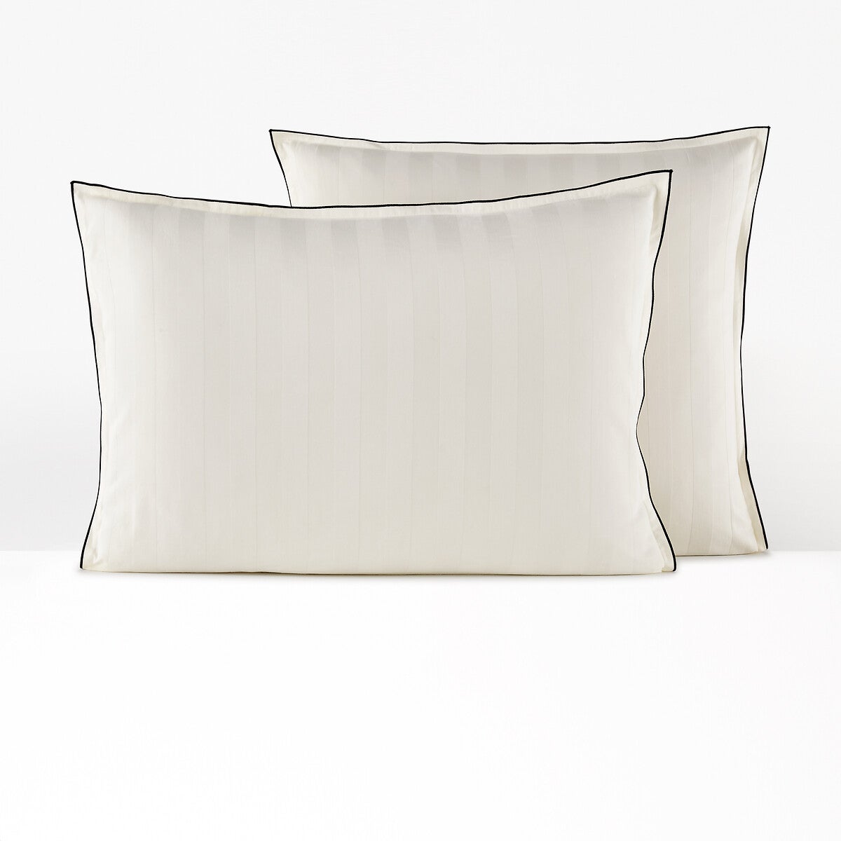 Lot de 2 Taies d'Oreiller Flanelle Beige 50x70 | Douces & Chaudes
