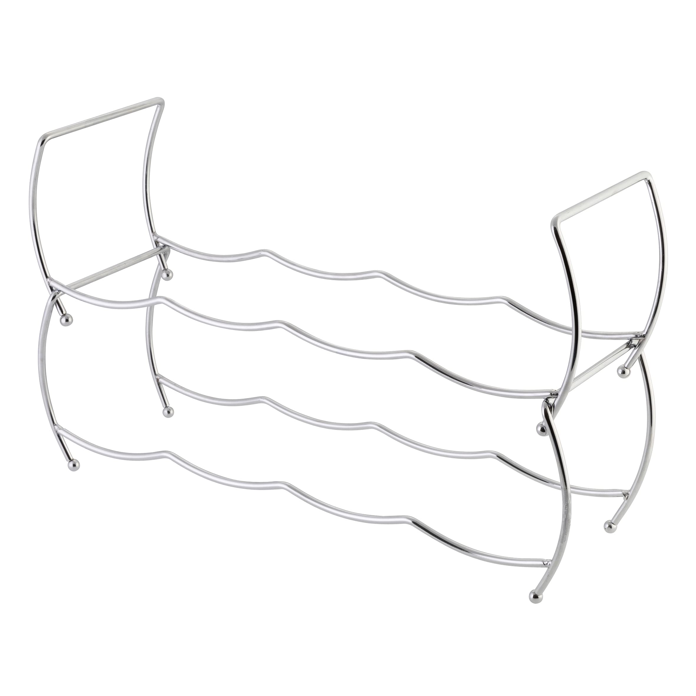 Portabottiglie A Forma Di Scala In Acciaio Inox - 4 Scomparti - Per Sciroppi, Vino, Spezie, Caffè - 2