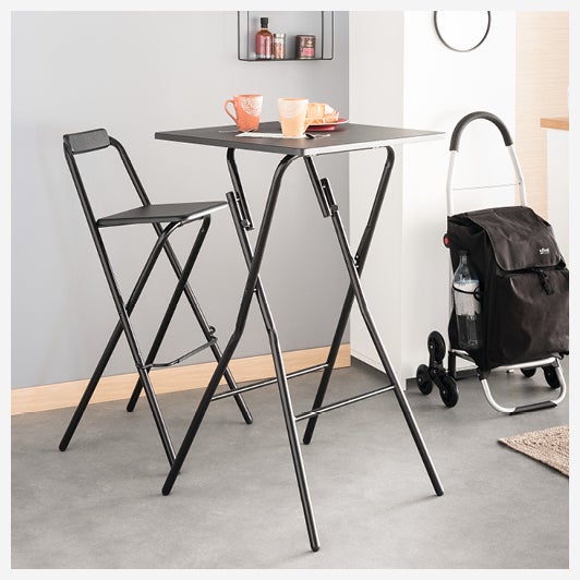 Chaise de bar pliante 