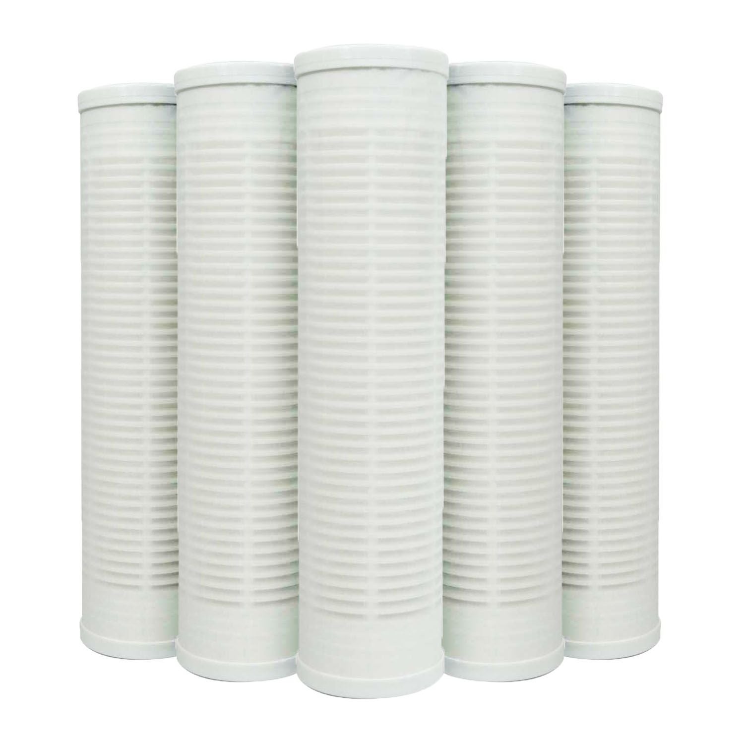 Lot de 6 cartouches bobinés 9 3/4 filtres à eau 5µm - Top Filtre