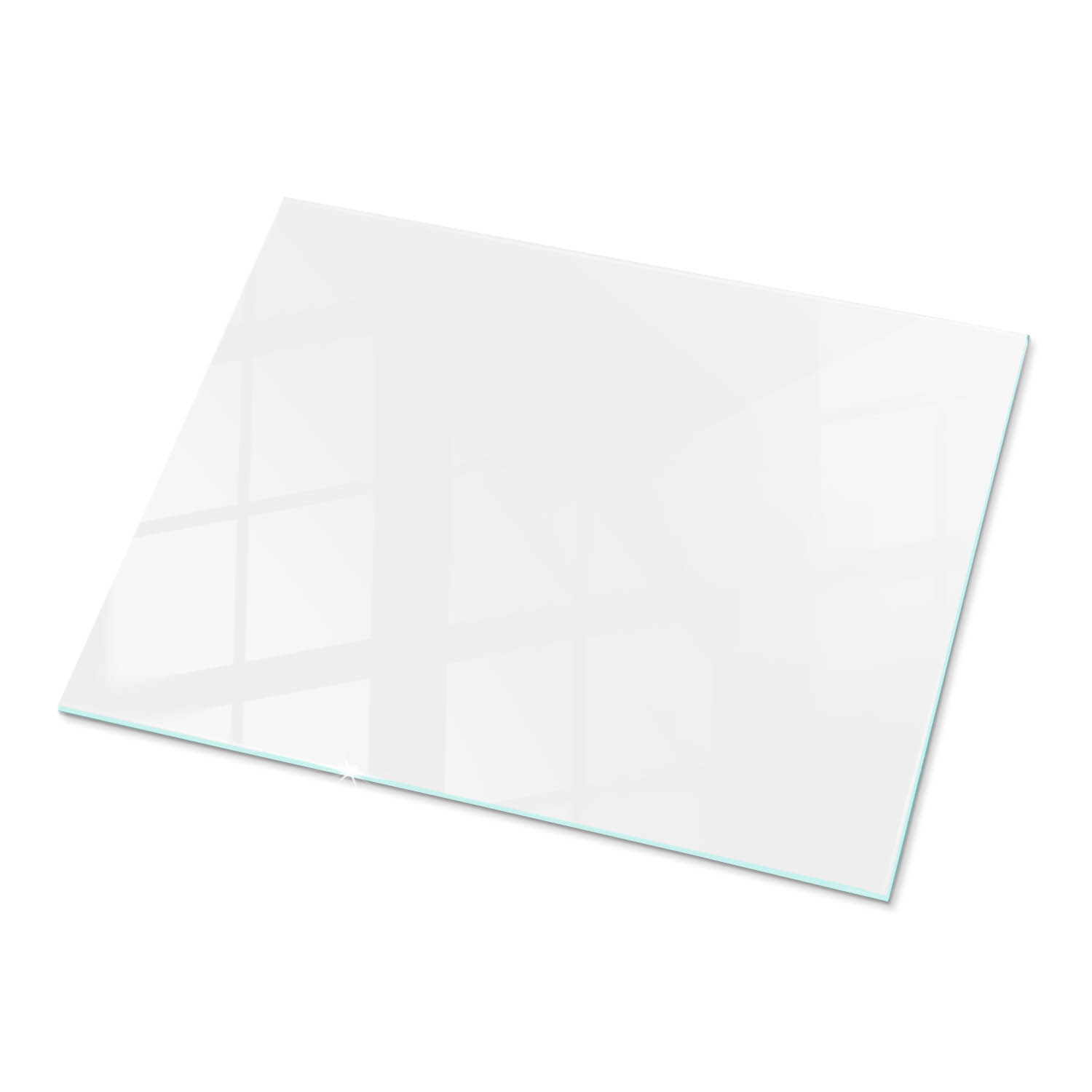 Płyta na blat stołu, dekoracyjne, do salonu, do kuchni | kwadrat | Kolor biały gładki | 80x60