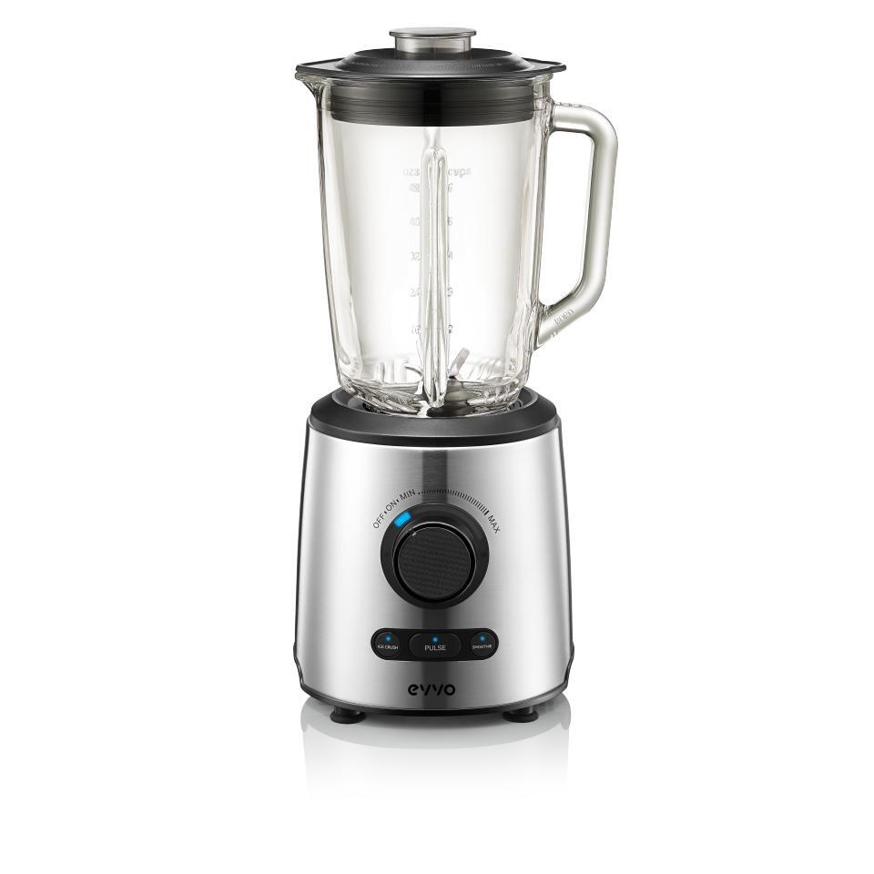 Evvo Batidora De Vaso Tasty Cyclon, 600W, 21000Rpm, 1,5 Litros - Imagen 3