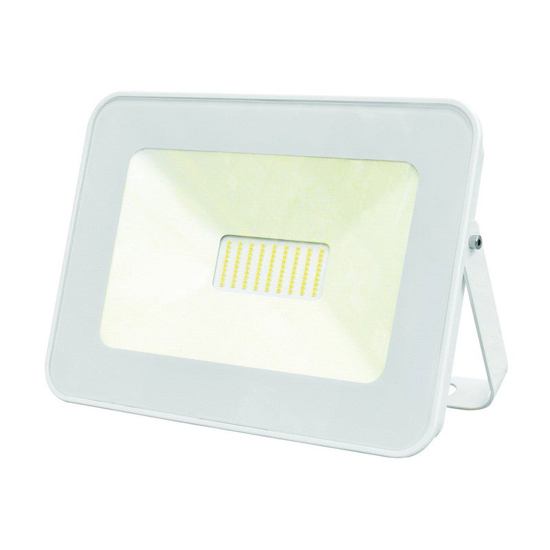 Nova Line FLW50C Proiettore LED 50W Luce Calda 3000K 3500 Lumen - IP65 Bianco