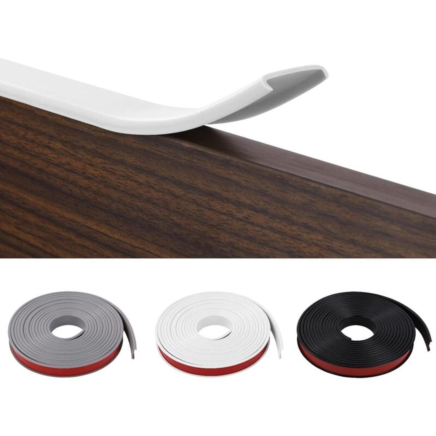 Bande de Chant en Forme de U, Protection de Bord de Meubles Flexible en TPE, Garniture de Bord Adhésif pour Étiquetage, Contreplaqué，18mm - 2