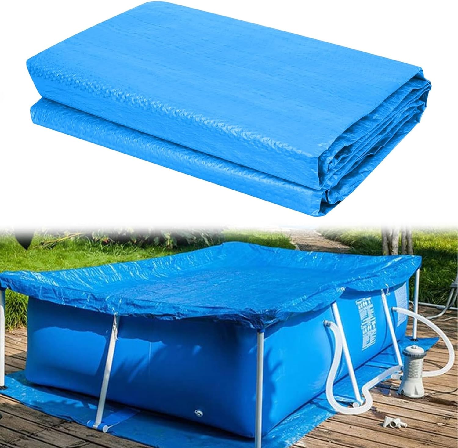 Tapis De Sol Gonflable Pour Piscine URBNLIVING - 1,5 M², Mousse, Protection Base