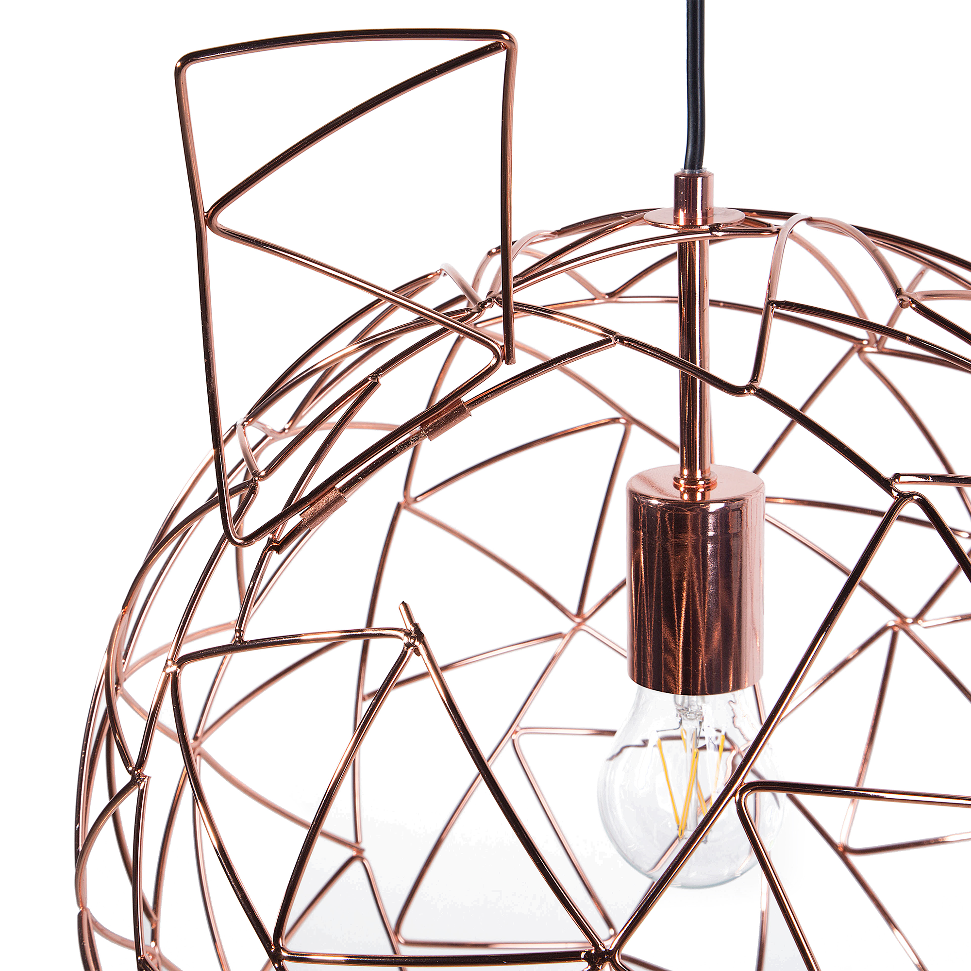 Lampadario LEMME Metallo Rame - 6