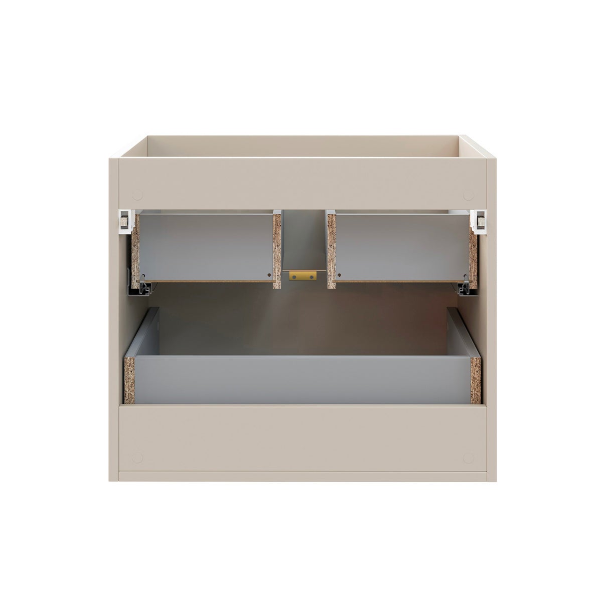 Meuble double vasque encastrée 120cm Azel Cachemire - 3