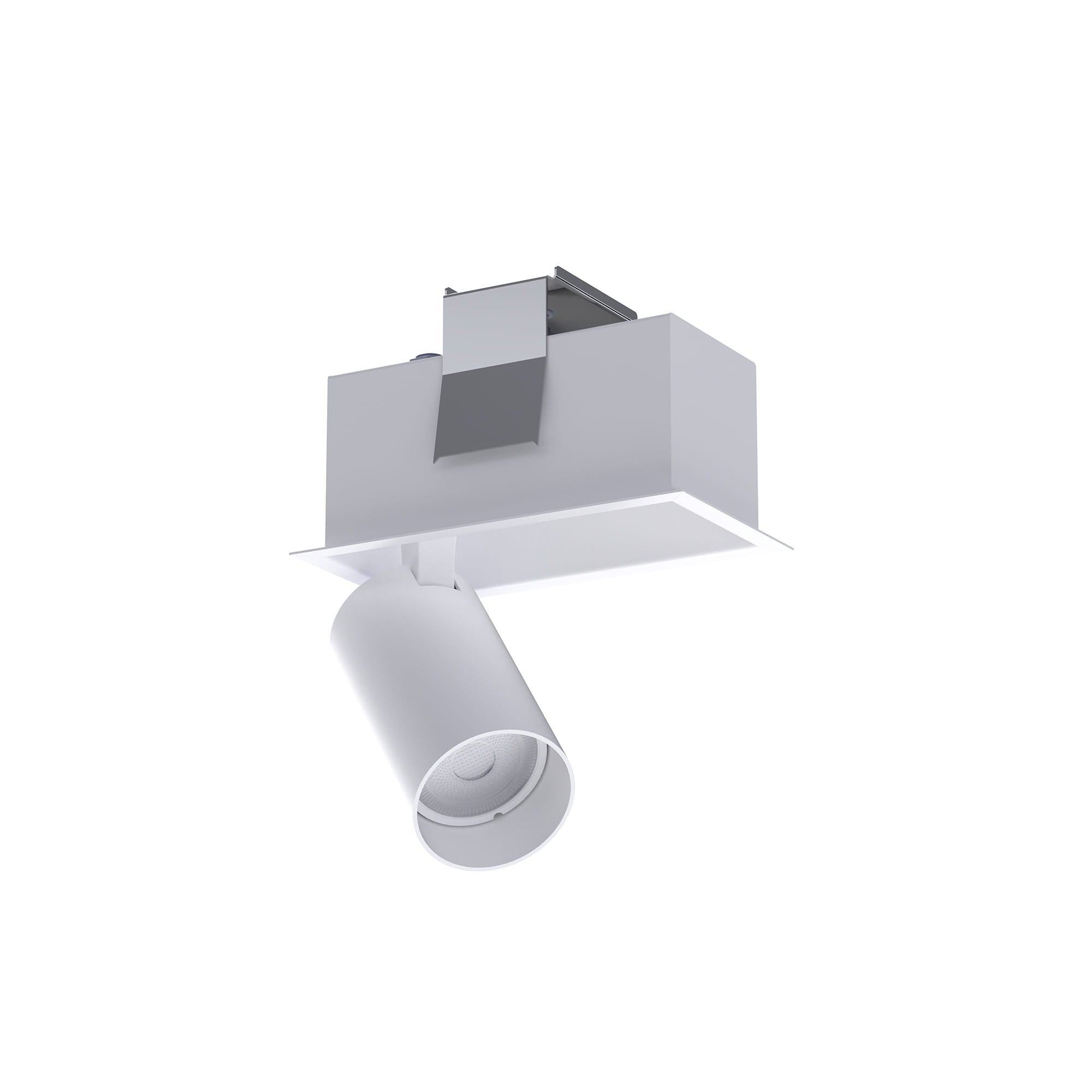 Oprawa sufitowa wpuszczana podtynkowa Mono biała 1xGU10x10W prostokątna ruchoma IP20 wym: 20,5 x 8 cm metal Nowodvorski Lighting