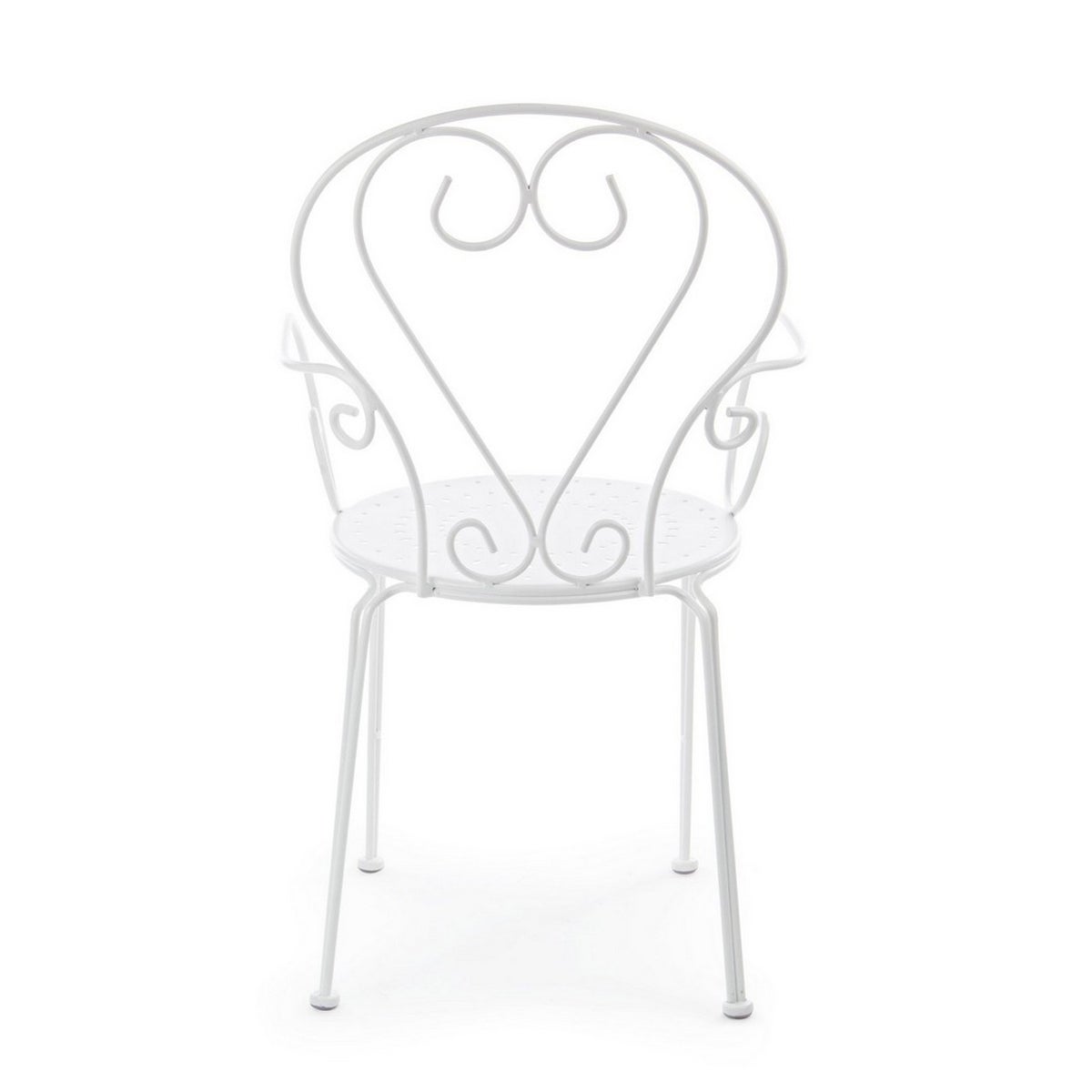 Chaise de jardin empilable style shabby chic Bizzotto Etienne - 5