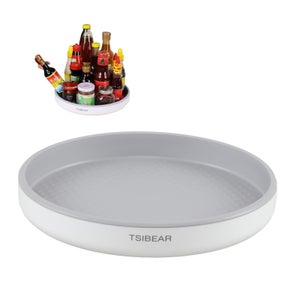 Porte-épices Rotatif à 360° Plateau Tournant Cuisine 2 Niveaux Lazy