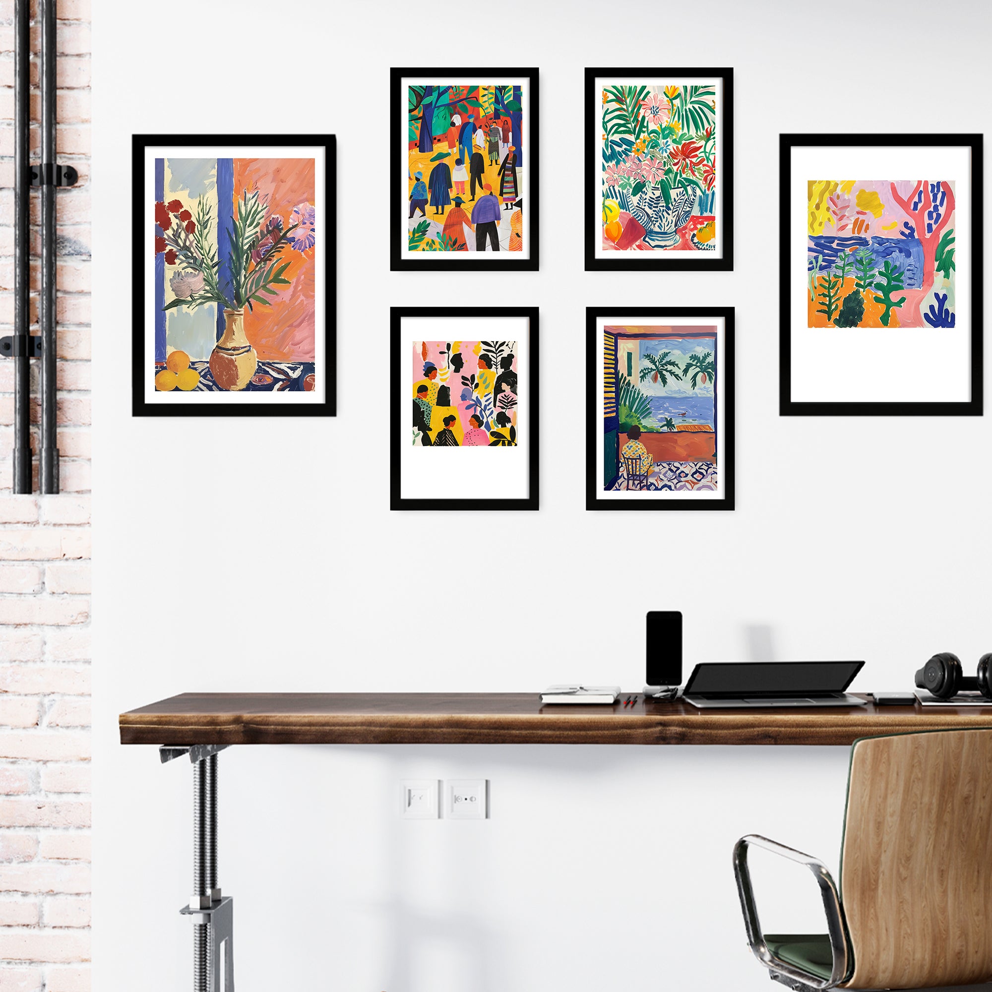 Nacnic Lot De 6 Affiches Matisse Coloré - 4