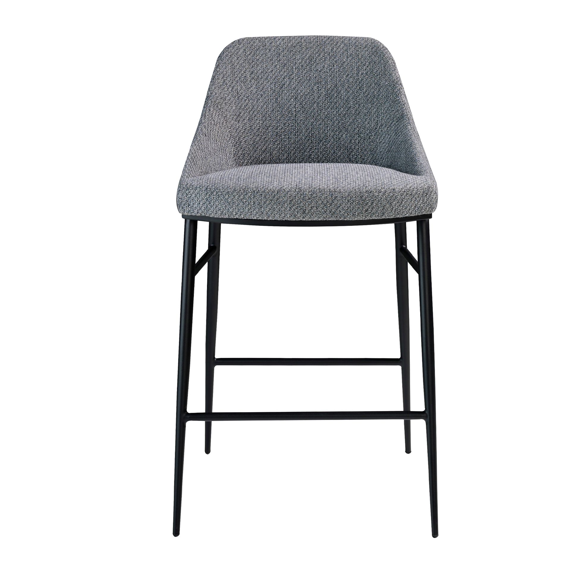 Taburete tela gris 49 x 53 x 90 - 2