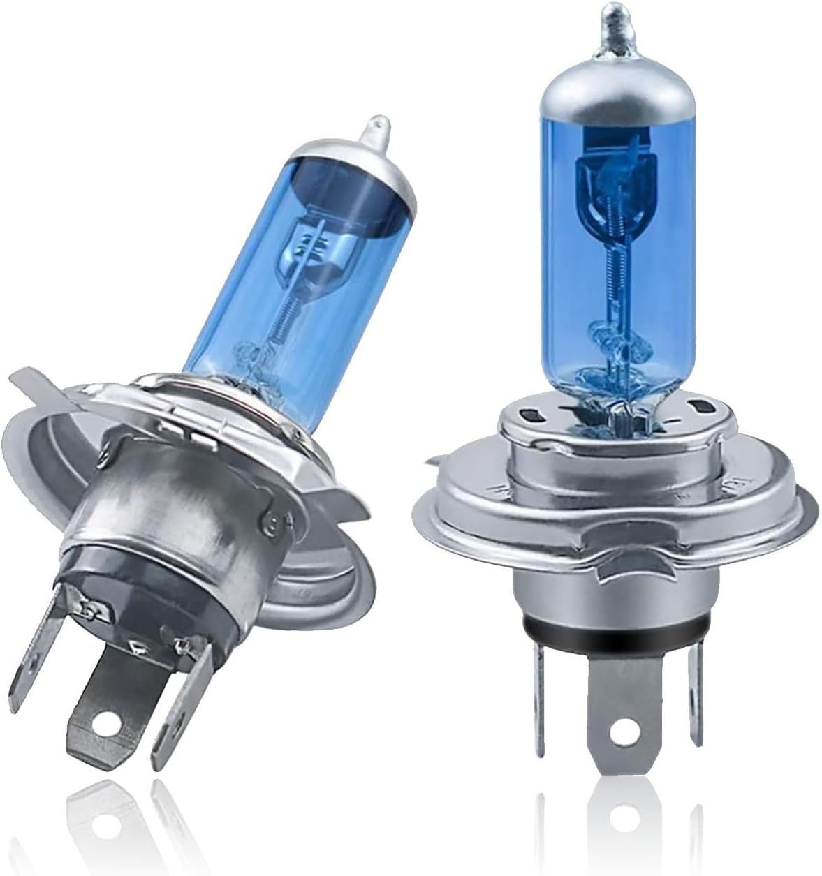 Paire Phares Halogènes H4 Gauche + Droit Pour Modèle 107 - Compatible 2005+, Réglage Électrique Portée