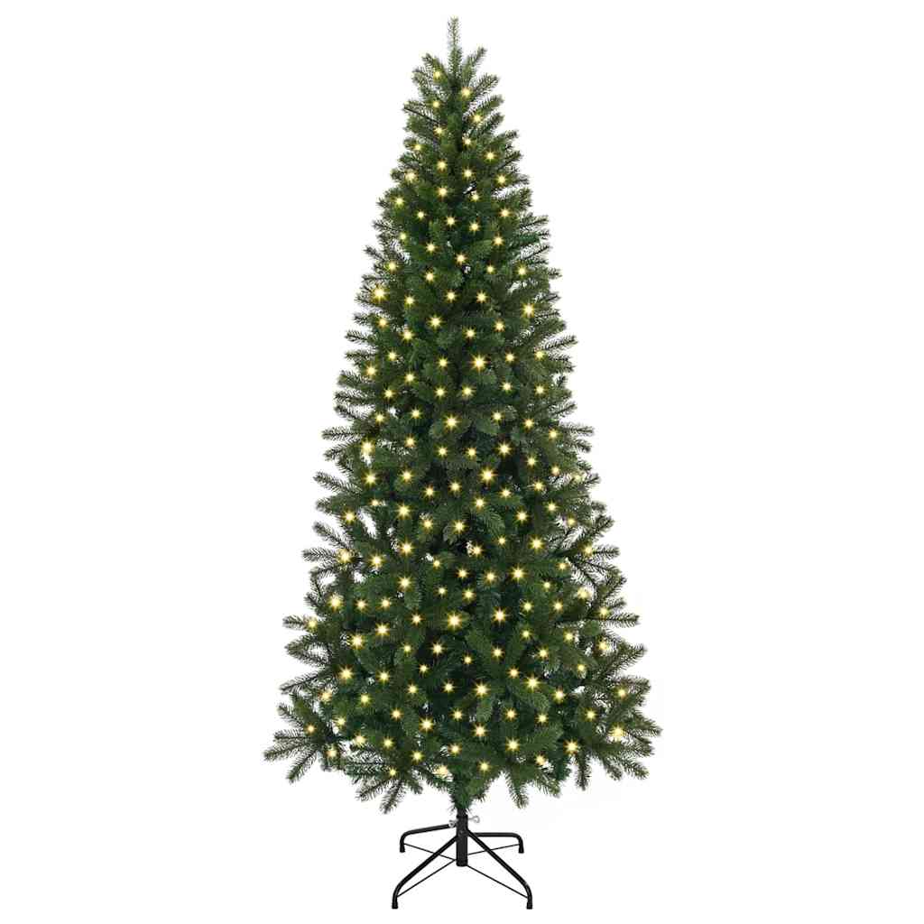 Sapin de Noël | Arbre de Noël artificiel avec 300 LED Vert 180 cm PE et PVC - 3