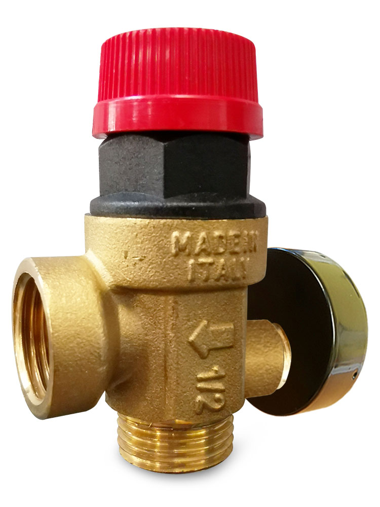 Válvula de seguridad, alivio de presión de membrana 1/2