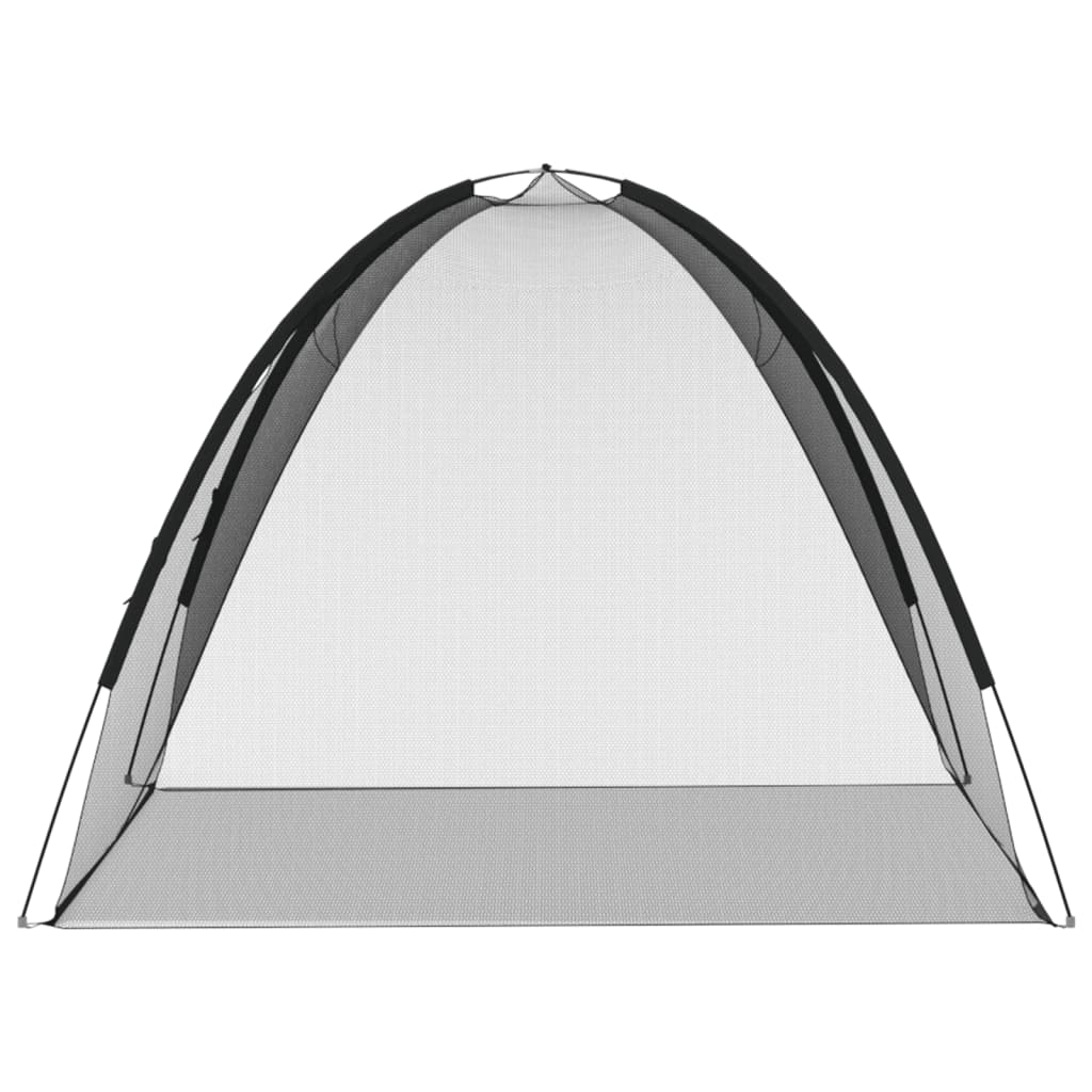 vidaXL Moustiquaire mongole avec portes 220 maille noir 200x180x135 cm - 5