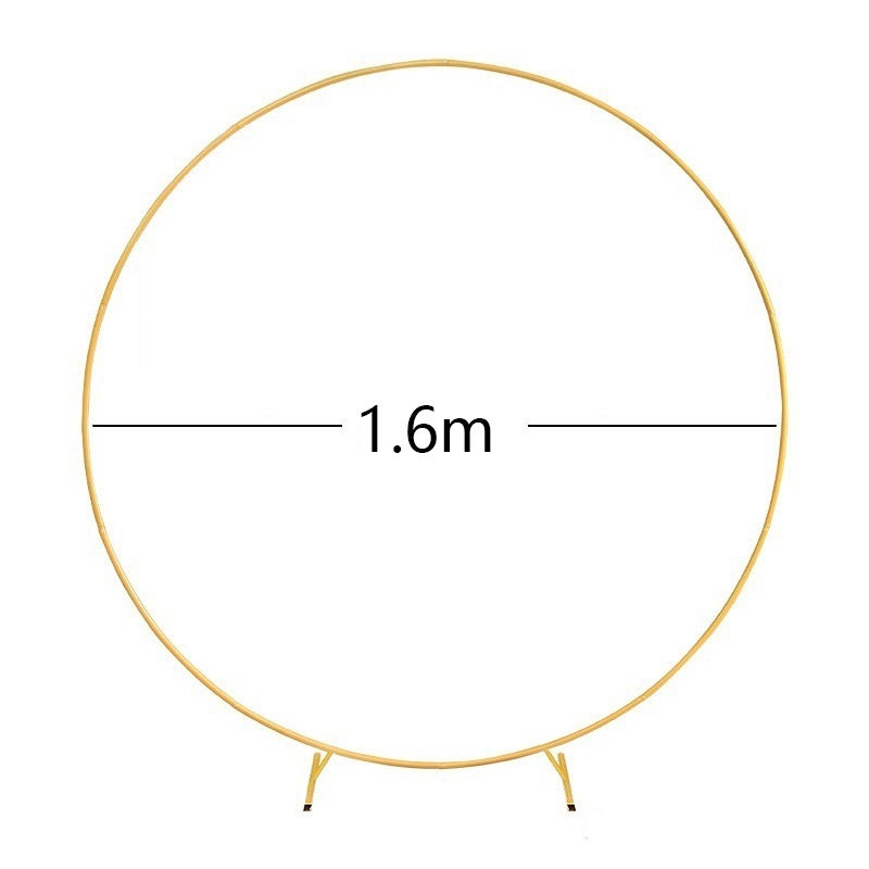 2 x 2 m in metallo per matrimonio, arco per palloncini, quadrato dorato, telaio in metallo, per