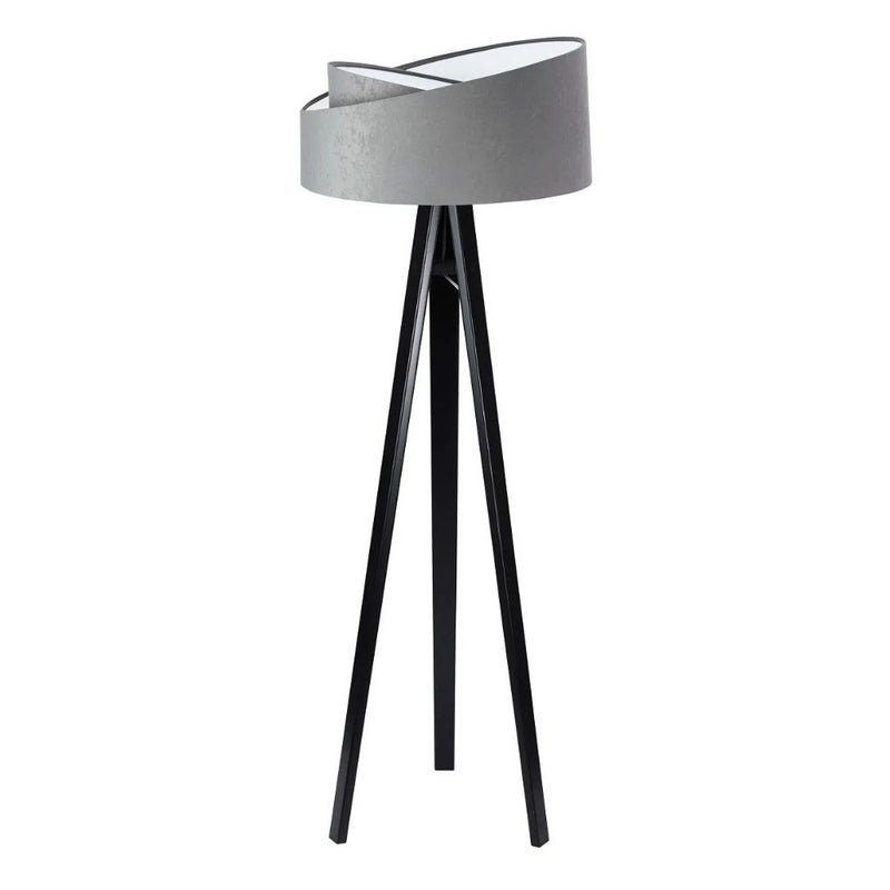 Lampa stojąca GEMSTONE szara/biała/czarna