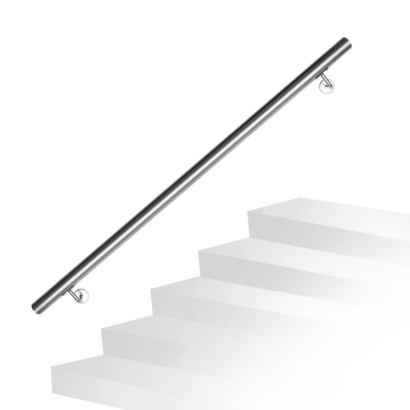 Corrimano Per Scale 3M - Acciaio Zincato, Antiscivolo, Per Interni/Esterni