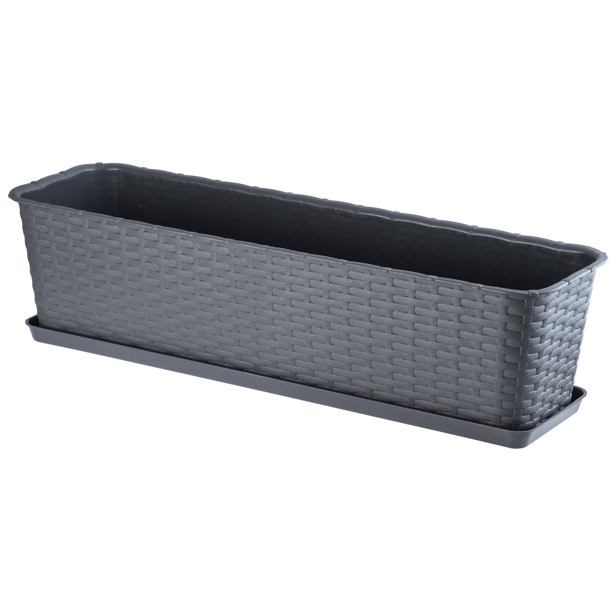 SKRZYNKA BALKONOWA 60cm DONICZKA DONICA NA KWIATY PODSTAWKA BALKON KWIETNIK